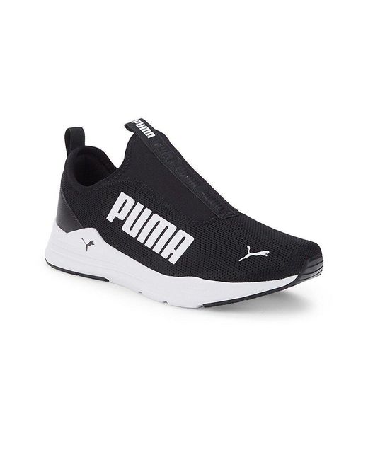 PUMA Wired Rapid Mesh Trainers in Black for Men | Lyst