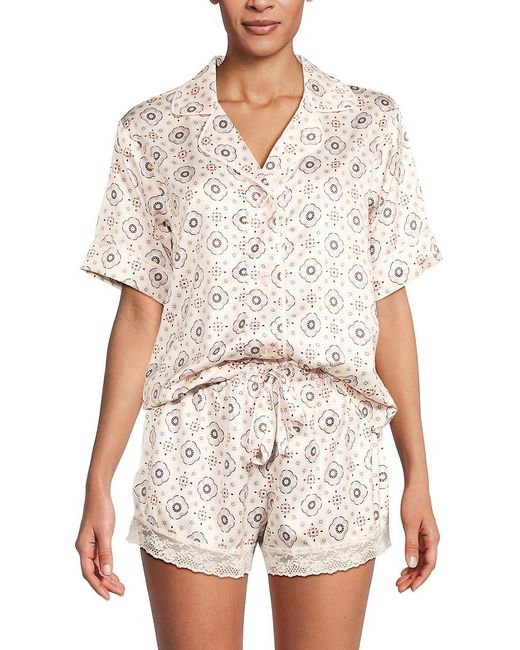 Flora Nikrooz White '2-Piece Selena Pajama Set