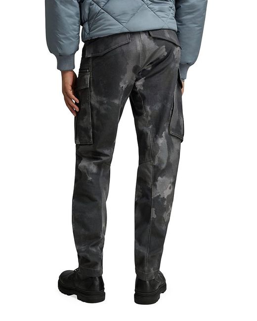 G-Star RAW Black G-Star Rovic Zip 3D Regular Tapered Jeans for men