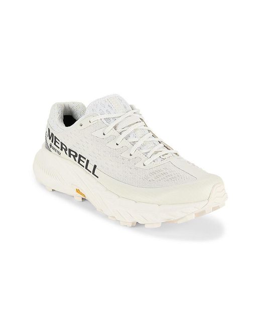 Merrell White Agility Logo Low Top Platform Sneakers