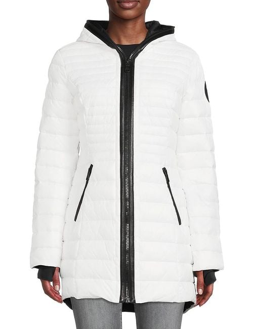Pajar Packable Quilted Puffer Jacket in White | Lyst Canada