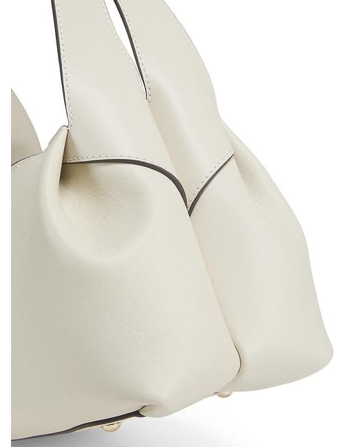 Rag & Bone White Slade Leather Shoulder Bag