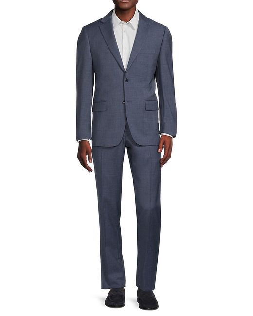 Tommy Hilfiger Blue Wool Blend Suit for men