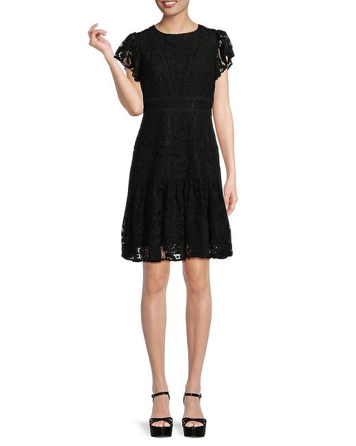 Nanette Lepore Black Lace Sheath Dress