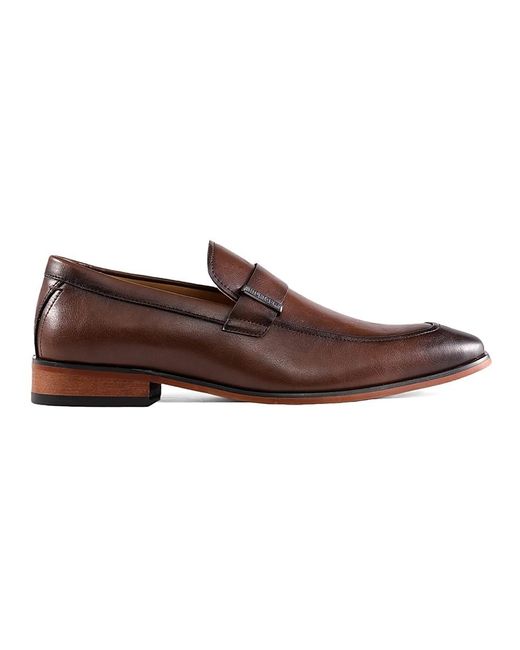 Tommy Hilfiger Men's Brown Shovan Faux Leather Dress Loafers - www.jkreigsman.com Tommy Hilfiger Men's Brown Shovan Faux Leather Dress Loafers - www.jkreigsman.com