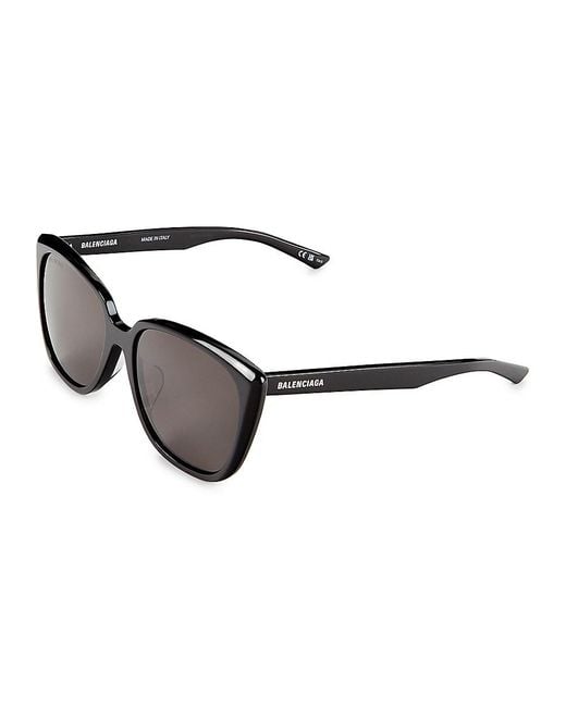 サングラス BALENCIAGA BLACK ACETATE SIGNATURE BUTTERFLY SUNGLASSES Mask Butterfly Sunglasses in Black | Balenciaga US