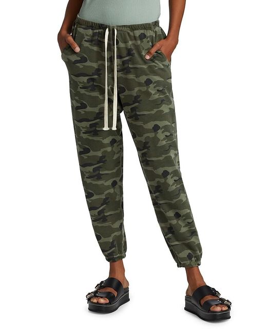 Rose Cotton Ester Camouflage Sweatpants 