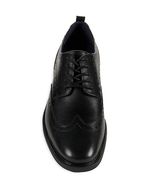 Cole Haan Black Grand Evolution Wingtip Oxford Brogues for men