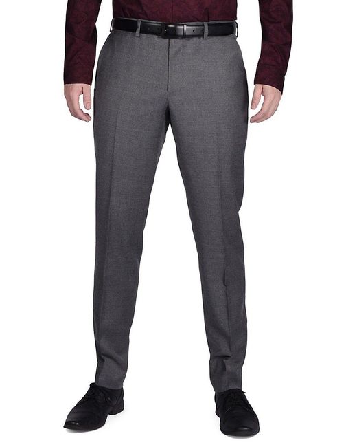 Original Penguin Slim Fit Wool Blend Dress Pants in Blue for Men Lyst