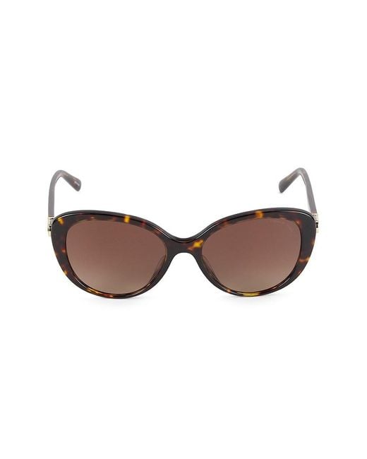 COACH Brown 56Mm Cat-Eye Sunglasses