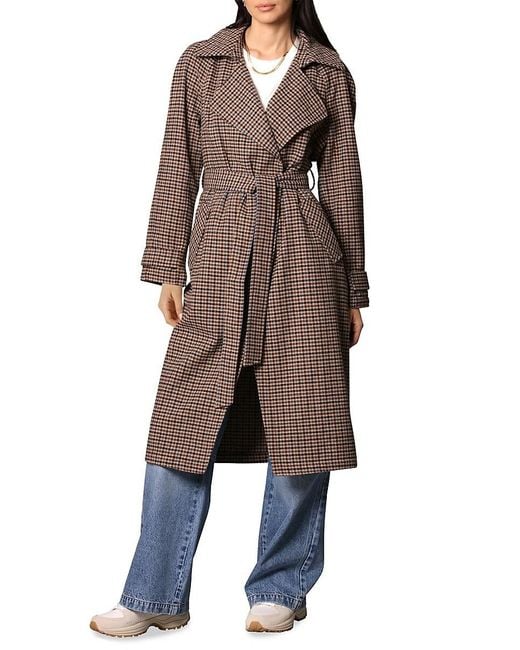 Avec les filles plaid hotsell wool coat