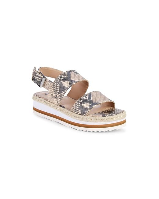 Steve madden cheap snakeskin sandals