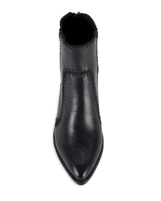 Alexandre Birman Black Benta 75Mm Leather Block-Heel Ankle Boots
