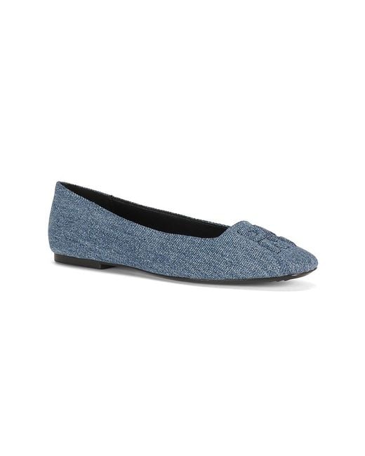DKNY Blue Darianne Logo Ballet Flats