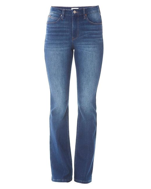 Nicole Miller Blue Four Way Stretch Bootcut Jeans