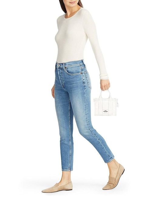 Marc Jacobs White Mini The Tote Bag Leather Tote