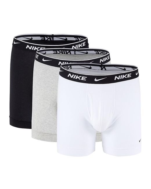 Nike Blue 3-pack Logo Waist Boxer Briefs for men