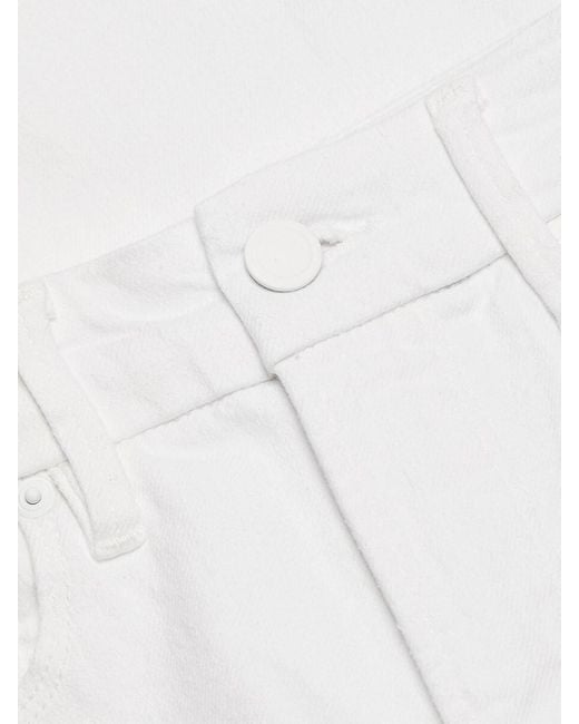 GOOD AMERICAN White Good Legs Skinny Crop Pants