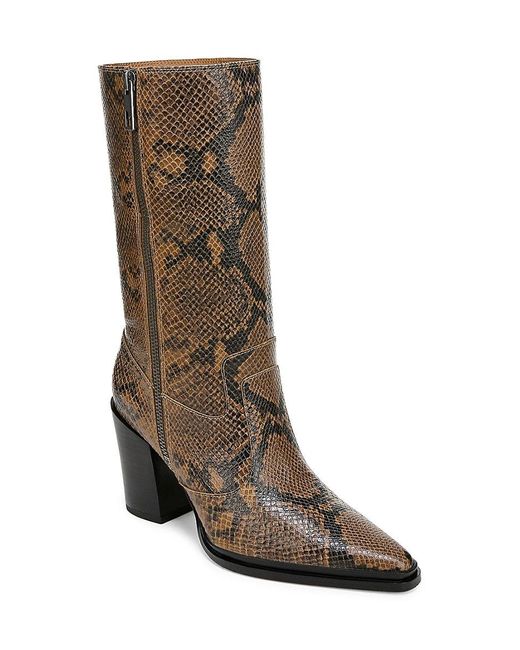 Franco sarto snakeskin booties hotsell
