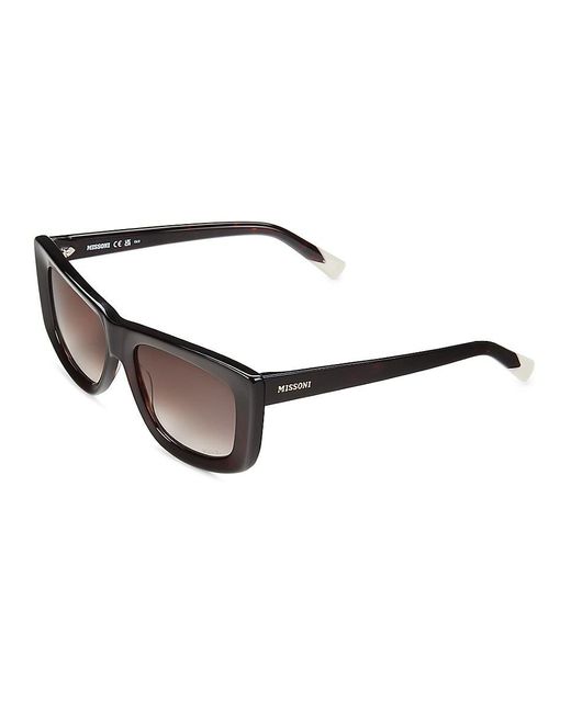 Missoni Multicolor Mis 0111/s 56mm Rectangle Sunglasses