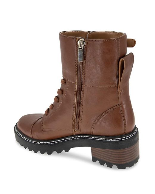 BCBGeneration Lug Sole Combat Boots in Brown | Lyst Canada