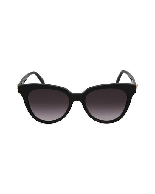 Alexander McQueen Brown 53mm Oval Sunglasses