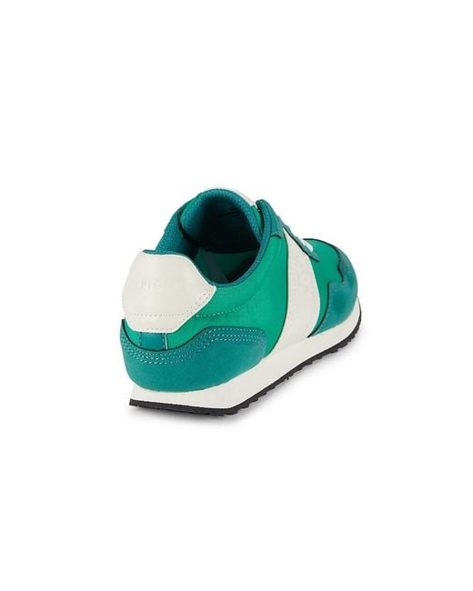 Tommy Hilfiger Green Cameo Colorblock Low-Top Sneakers