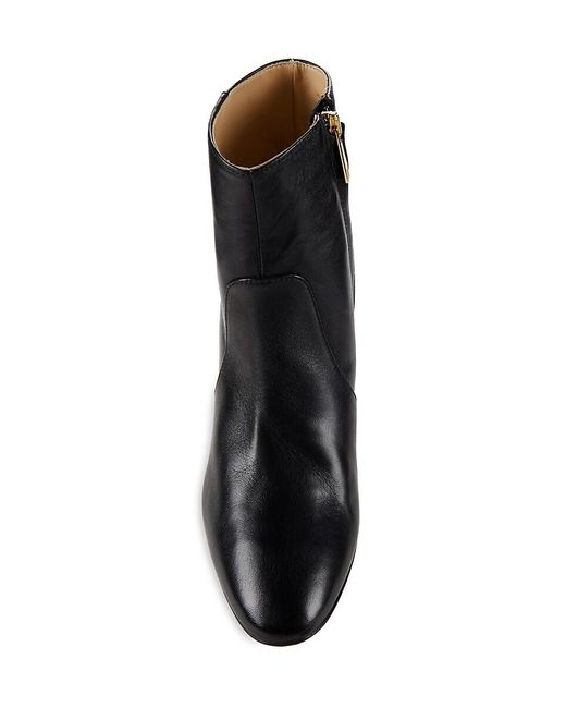 Bruno Magli Black Valeria Leather Ankle Boots