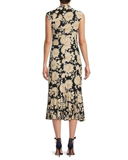 Tommy Hilfiger Multicolor Floral Jersey Midi-Dress