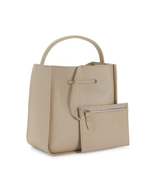 3.1 Phillip Lim Small Soleil Leather Bucket Bag in Natural | Lyst
