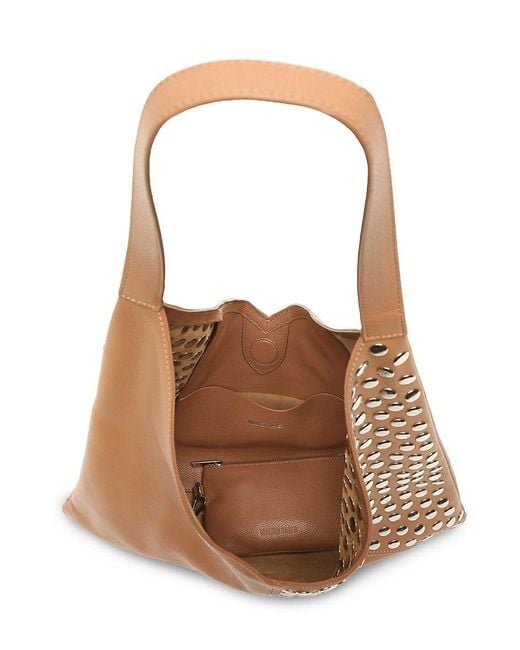 Walter Baker Natural Hendrix Studded Hobo Bag