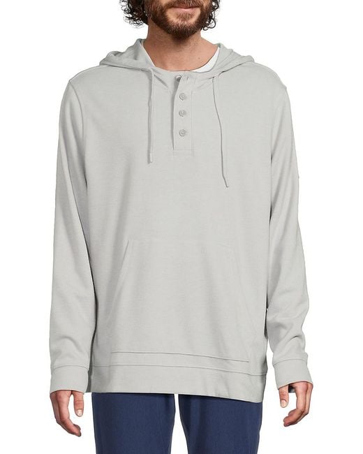 Robert Graham Gray Bolton Classic Hoodie for men