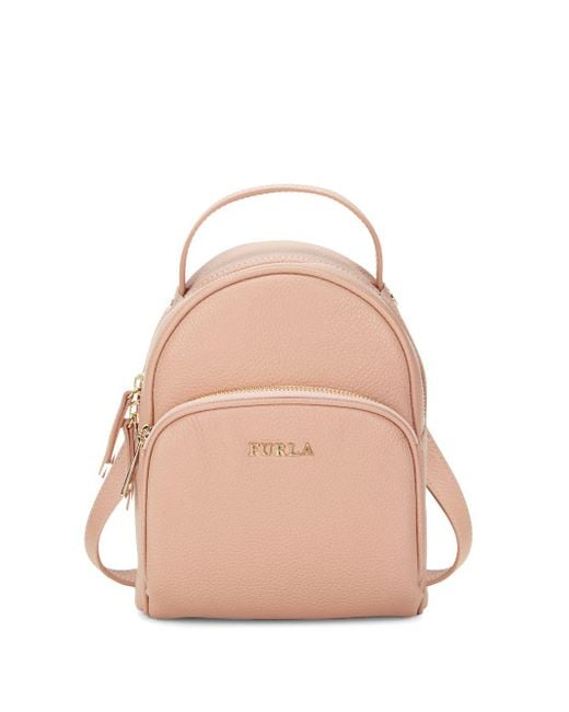Furla Mini Leather Backpack Lyst