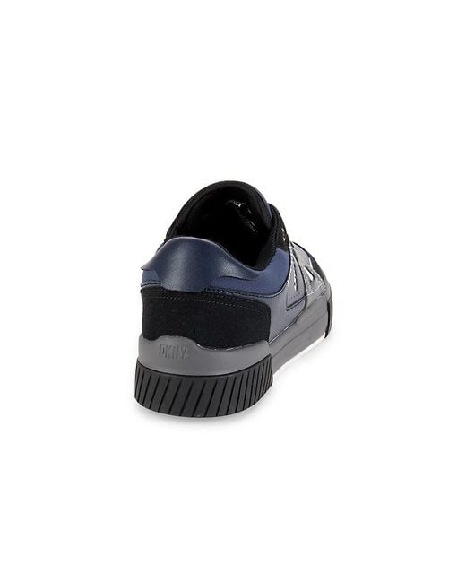 DKNY Black Logo Low Top Sneakers for men