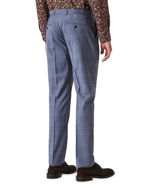 Paul Smith Blue Wool Soho-Fit Suit for men