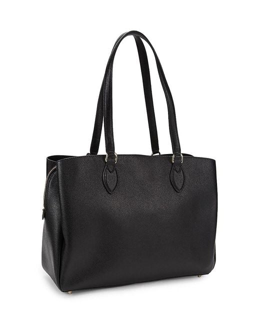 Furla Black Logo Leather Shoulder Bag