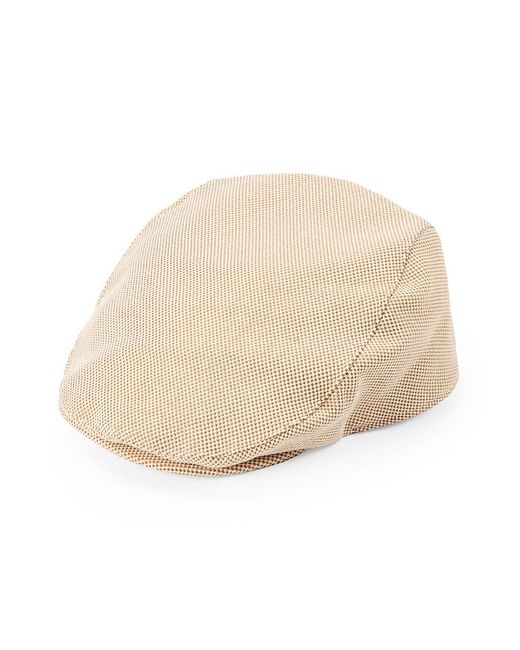 Cole Haan Natural Two-Tone Canvas Ivy Cap for men