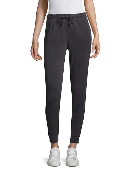 Synthetic Back Into It Joggers in Black 