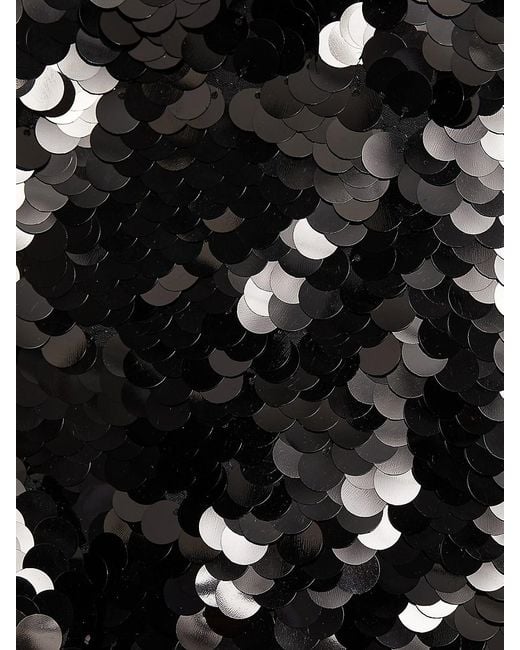Toccin Black Leilani Sequined Midi-Skirt
