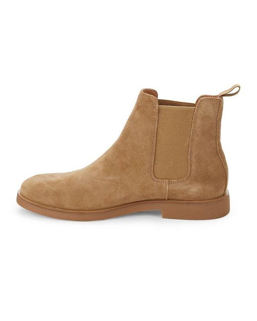 Marc Fisher Danny Suede Chelsea Boots in Brown for Men Lyst