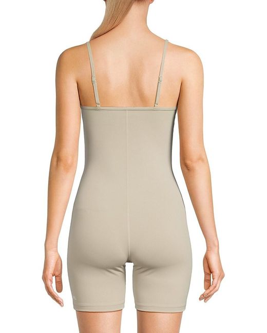 IVL White Scoop Neck Corset Romper