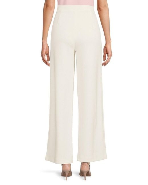 Halston Heritage White Wide-Leg Pants