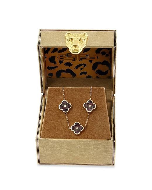 Effy Multicolor Radiant Value 14k Yellow Gold, Mother Of Pearl & Diamond Clover Bracelet