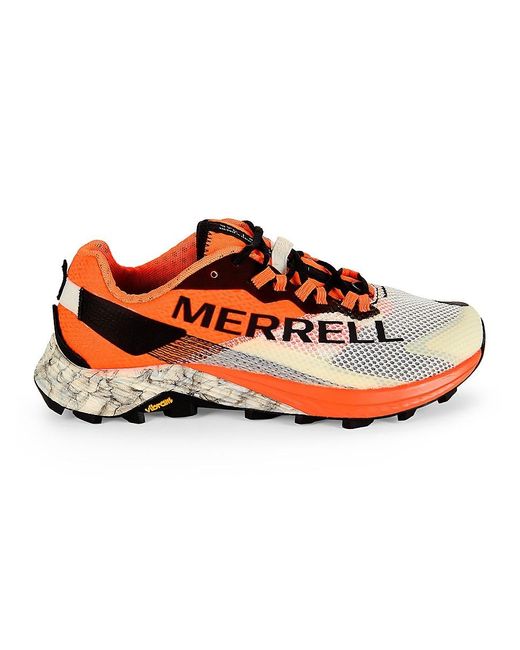 Merrell Orange Long Sky Colorblock Sneakers