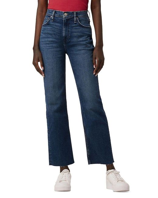 H by Hudson Hudson Remi High Rise Straight Leg Jeans in Blue | Lyst