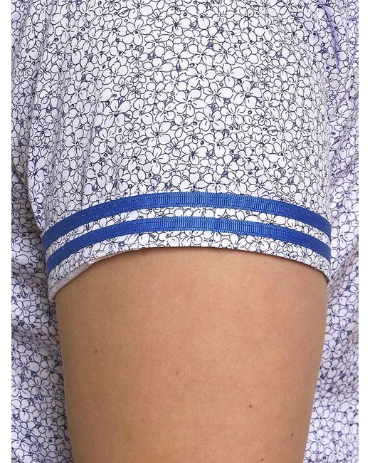Robert Graham Blue Bellflower Tailored Fit Shirt for men