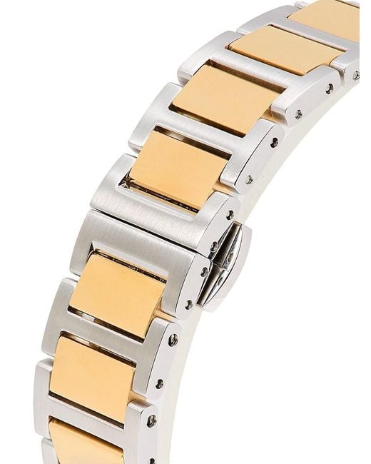 Fendi Metallic Forever 23mm Two Tone Stainless Steel & Diamond Bracelet Watch