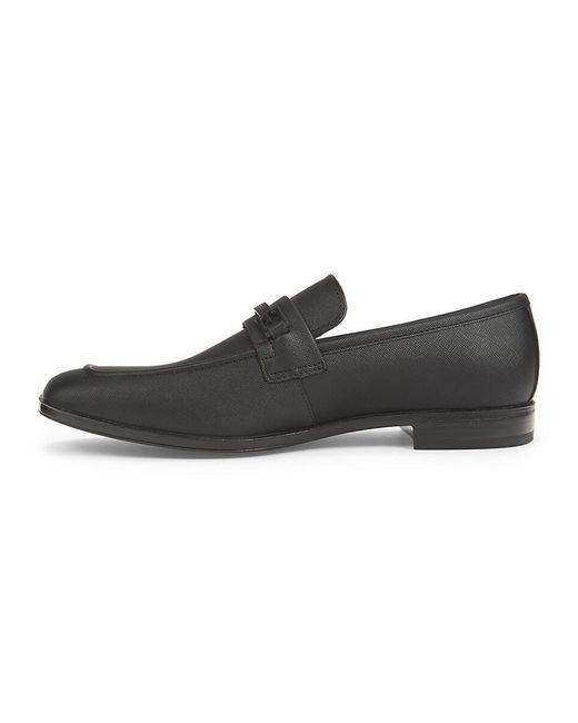 Guess Black Hollas Logo Bit Loafers for men