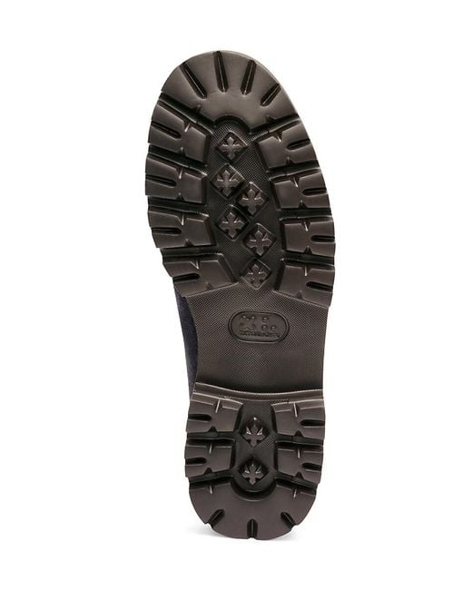 G.H.BASS Black Wallace Suede Boat Shoes for men