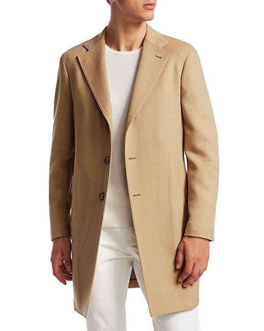 Loro Piana Natural Sartorial Cashmere Coat for men